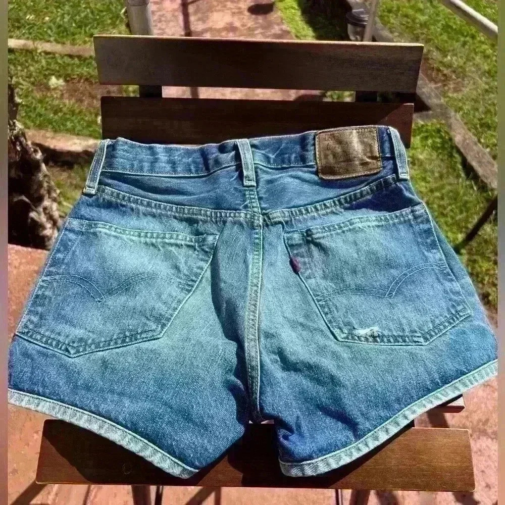 Vintage 501 Levi's Levi Strauss & Co Denim Jeans Shorts XS 501ZZ Western Y2K